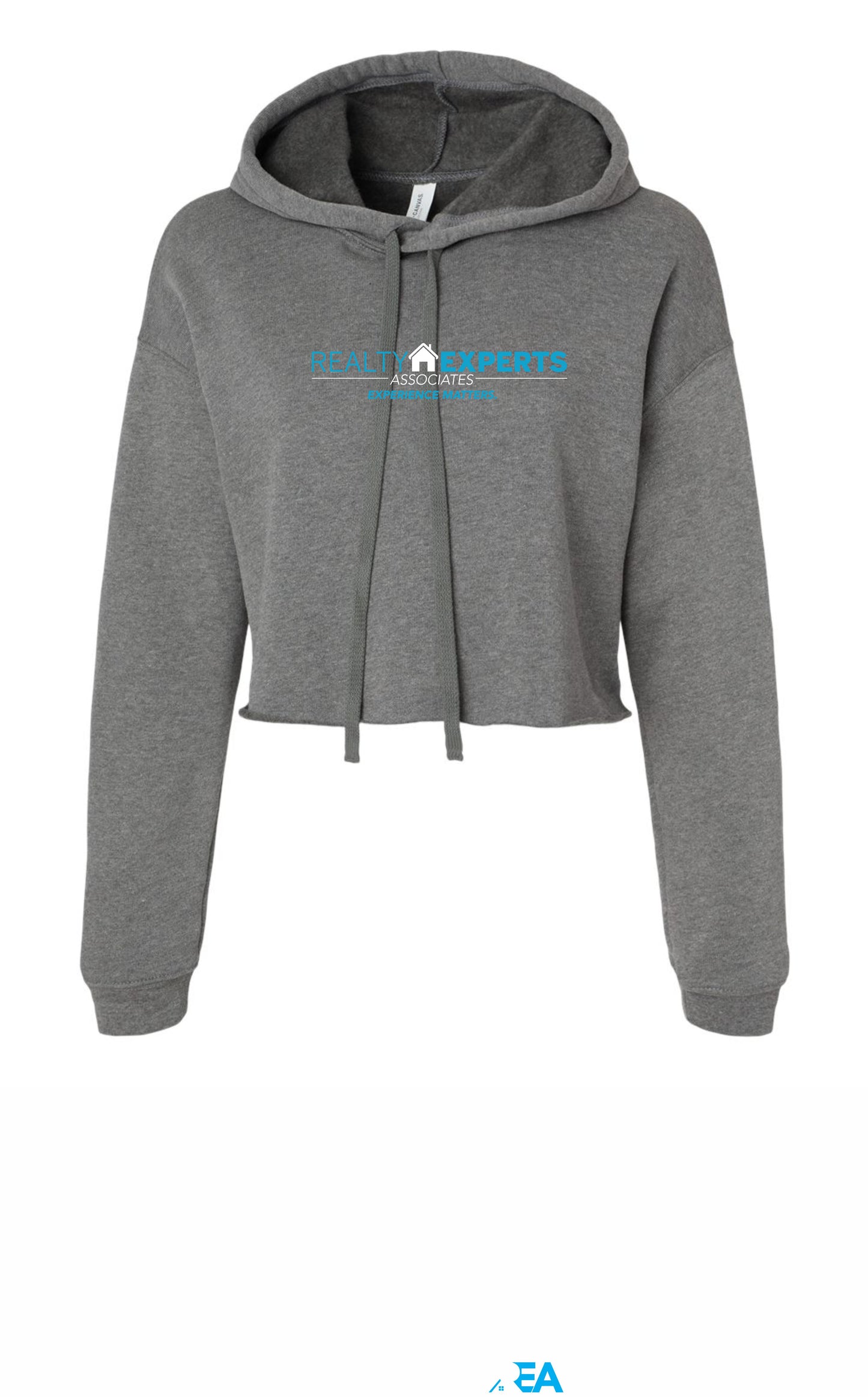 REA Prop Crop Fleece Hoodie Sweatshirt (Full Front Logo)