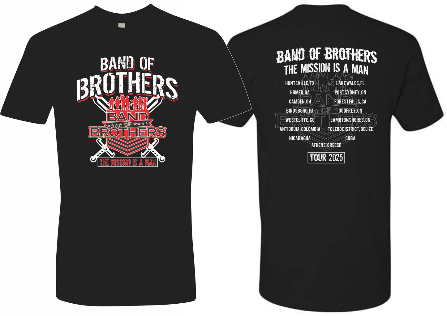 Band of Brothers 2025 Tour Shirt
