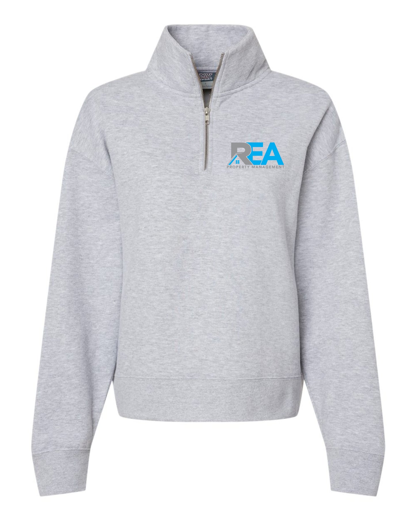 REA Prop Women's Sueded Fleece Quarter-Zip Sweatshirt (Left Chest Logo)