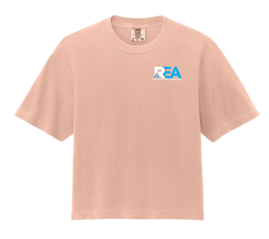 REA Prop Boxy Tee Comfort Color Brand (Left Chest Logo)
