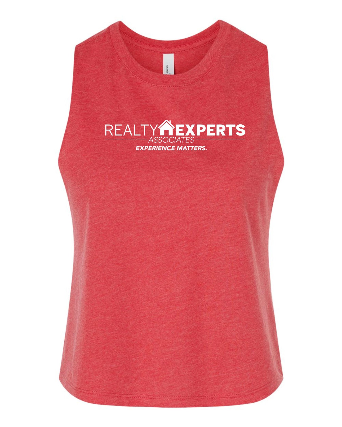 REA Prop Crop Racerback Tank (Full Front Logo)