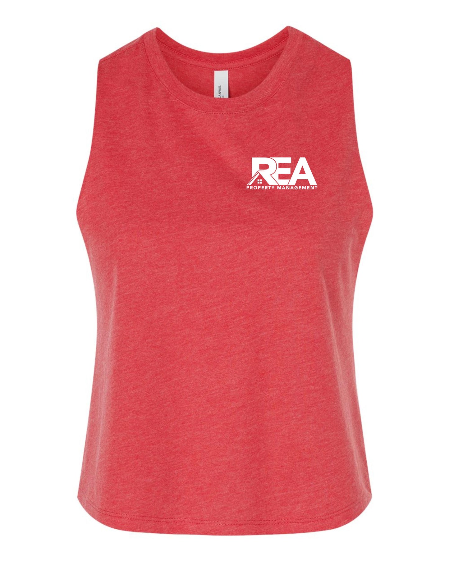 REA Prop Crop Racerback Tank (Left Chest Logo)
